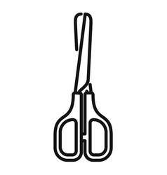 Coiffure Salon Scissors Icon Outline