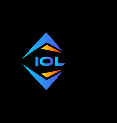 Iol Abstract Technology Logo Design On White