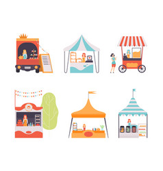 Outdoor Stalls Carts Tents For Summer Street