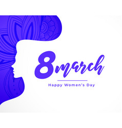 8th March Happy Womens Day Wishes Background