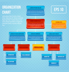 Organizational Chart 3d Concept