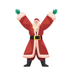 Santa Claus Hands Up