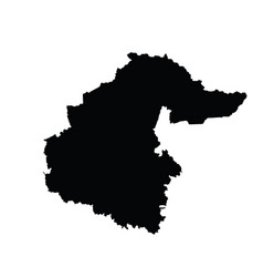 Tyumen Oblast Map Silhouette