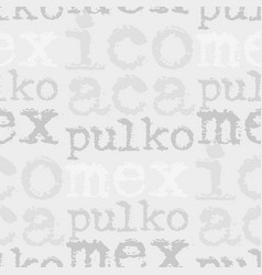 Acapulco Mexico Seamless Pattern