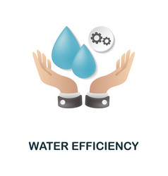 Water Efficiency Icon 3d From Esg Collection