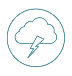 Cloud Lightning Icon Design