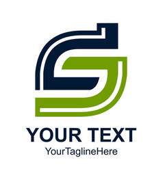 Initial letter s logo design template element Vector Image
