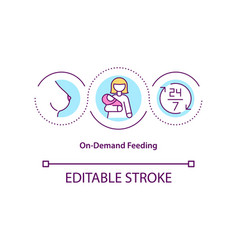 On-demand Feeding Concept Icon