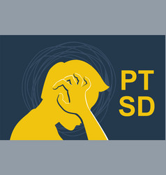 Post-traumatic Stress Disorder - Sad Person