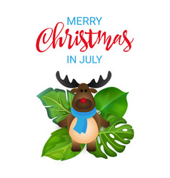 Merry Christmas In July Greeting Banner