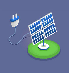 Modern Smart Electrical Solar Power Plant