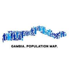 People The Gambia Map