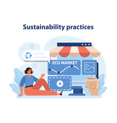 Sustainability Practices Concept Promoting Eco