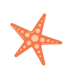 Orange Starfish Icon