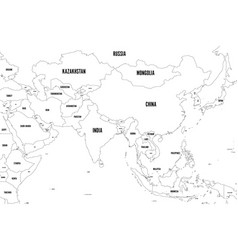 Political Map Of Western Southern And Eastern