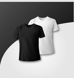 Black And White T-shirt Mockups Tees Mock