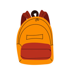 Orange Backpack Icon