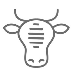 Cow Beef Stroke Icon