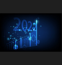 Business Background 2022 Year Graph Financial