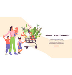 Healthy Food Delivery Website With Family Getting