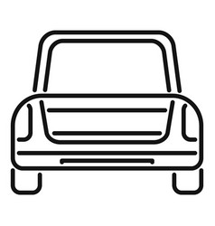 Back Car Trunk Icon Outline Vehicle Door