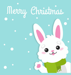 Cartoon Character Christmas Rabbit Colorful