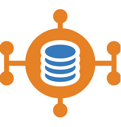 Complexity Massive Big Data Icon Simple Editable