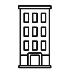 Street City Building Icon Outline