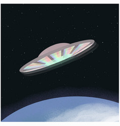 Ufo Takes Off From Our Planet