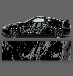 Black Marble Car Wrap Design Custom Livery