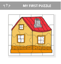 Education Paper Game For Children House My First