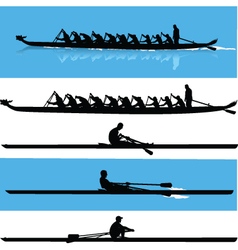 Rowing Silhouette