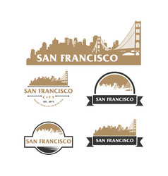 San Francisco Skyline Logo Cityscape