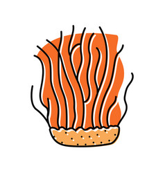 Cordyceps Mushroom Color Icon