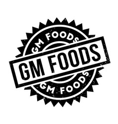 Gm Foods Rubber Stamp