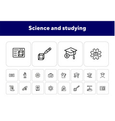 Science And Studying Icons