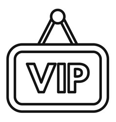 Vip Board Icon Outline Suitcase Airline