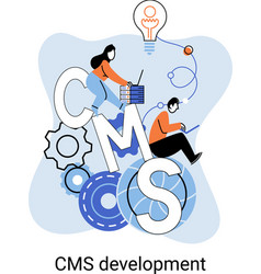 Concept Of Digital Content Management System Cms