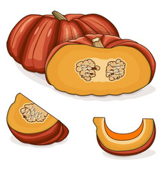 Copped Cinderella Pumpkin Clipart