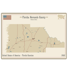 Map Of Hernando County In Florida