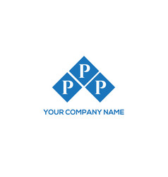 Ppp Letter Logo Design On White Background