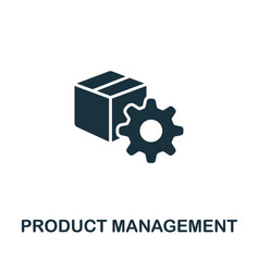 Product Management Icon Monochrome Simple