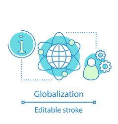 Globalization Concept Icon