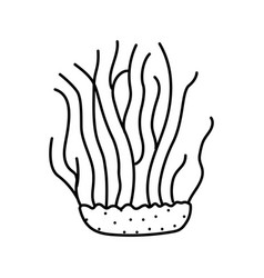 Cordyceps Mushroom Line Icon