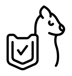 Dog Vaccine Icon Outline Pet Animal