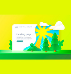 Landing Page Forest Landscape Nature Scene