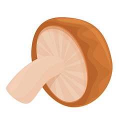 Shimeji Mushroom Icon Cartoon Shiitake