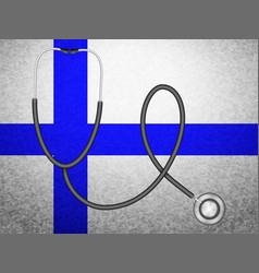 Stethoscope On Finland Flag