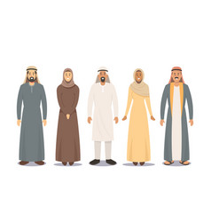 Arab People Male And Female Characters Saudi Men