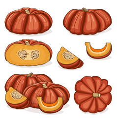 Set Of Cinderella Pumpkin Clipart